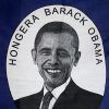 Blue Barack Obama Kanga Fabric